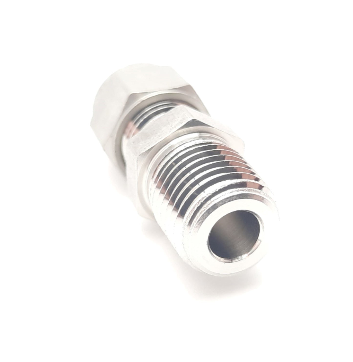 New Lot of 4 Swagelok SS-8M0-1-4 Tube Fitting 8mm Connection, 1/4" NPT Male