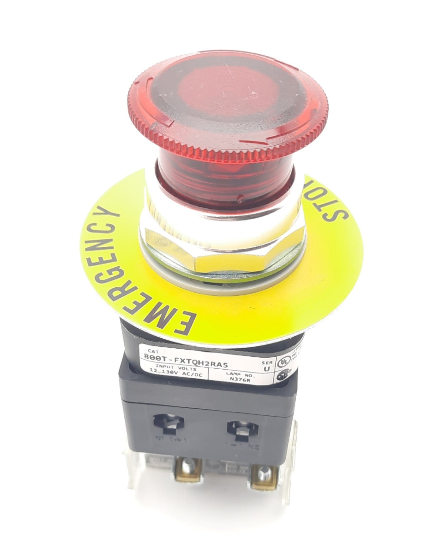 New Allen Bradley 800T-FXTQH2RA5 2 Position Push-Pull Button 2 N.C.L.B 12-130VAC/VDC