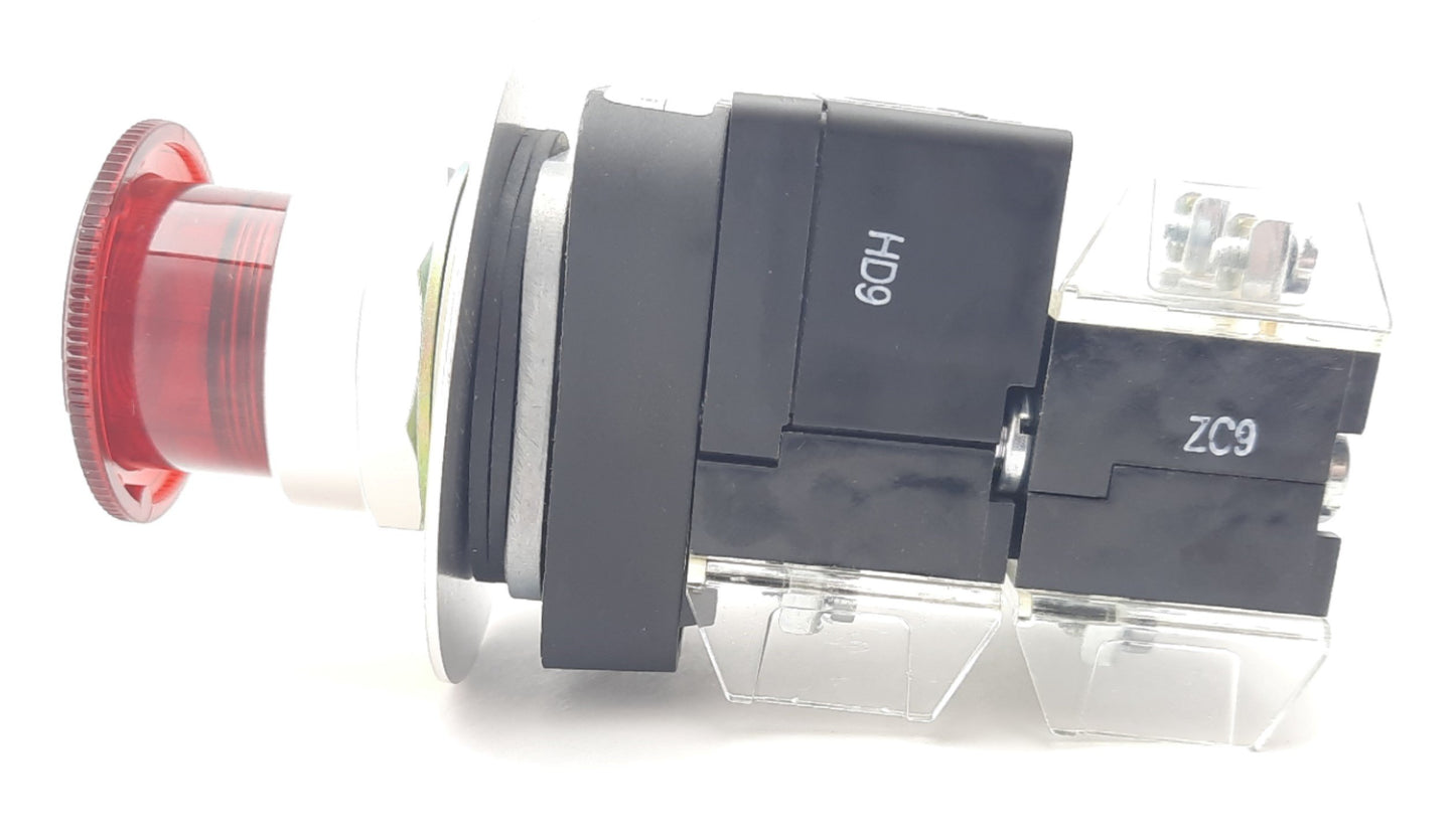 New Allen Bradley 800T-FXTQH2RA5 2 Position Push-Pull Button 2 N.C.L.B 12-130VAC/VDC