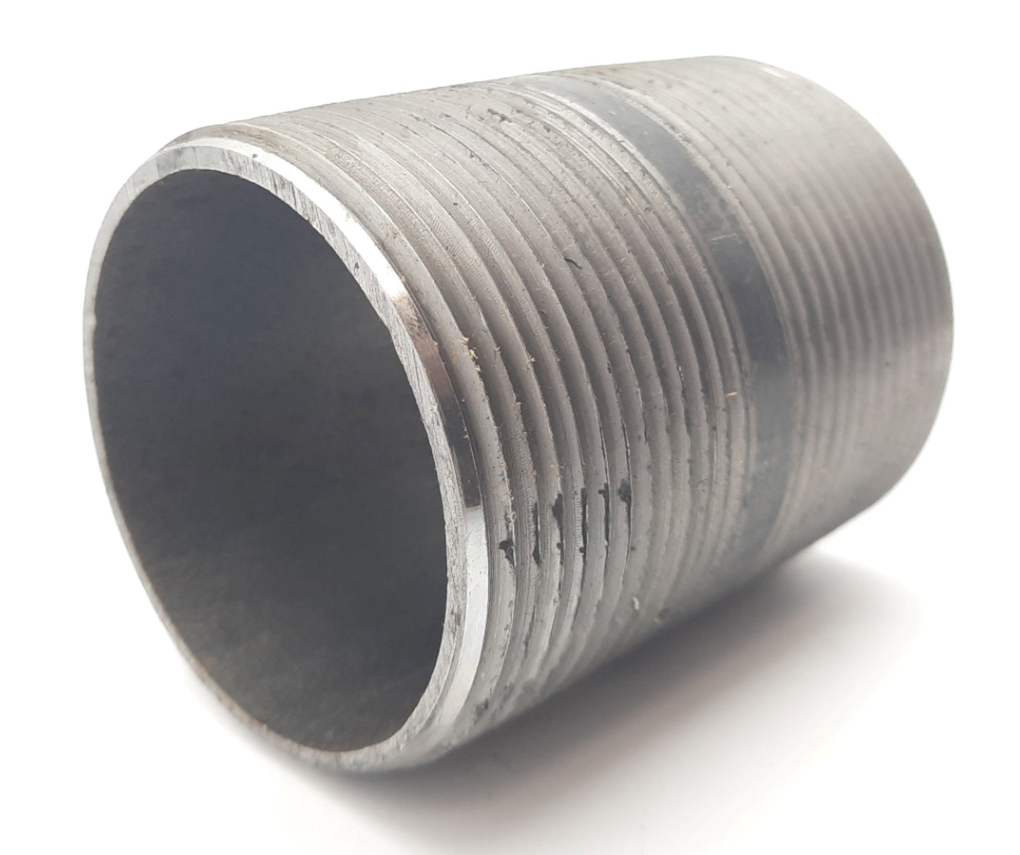 Used Lot of 4 Fairview Close Pipe Nipple NPT Schedule 40, 2-1/2" Nominal, 150 PSI