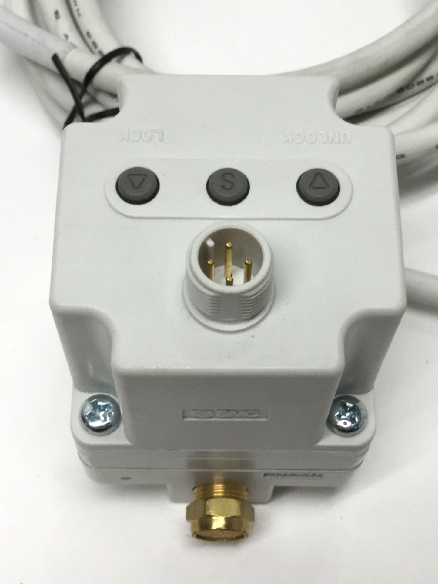 Used SMC ITV1050-21N2L4 Electro-Pneumatic Pressure Regulator 24VDC, 130psi, 0-5VDC