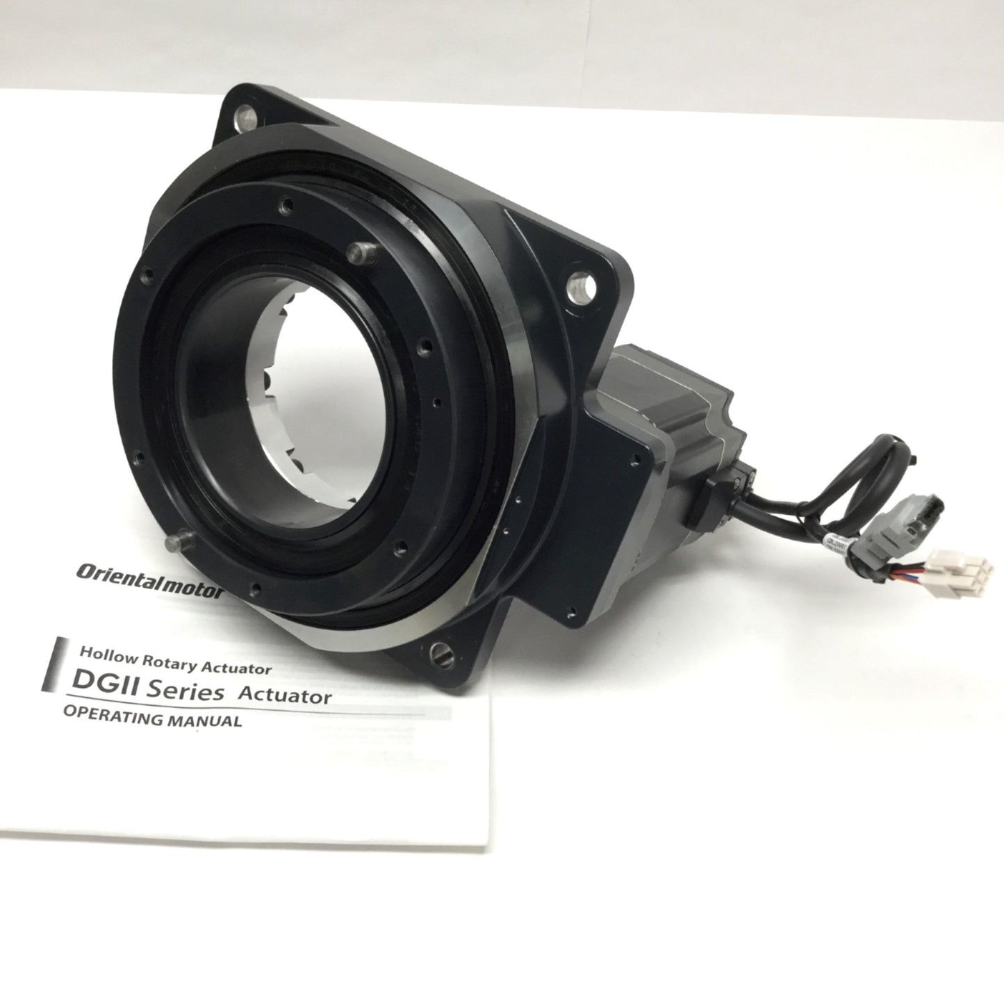 Used Oriental Motor DGM200R-AZAC Hollow Rotary Actuator, 0.01ø/Step, 18:1 Gear Ratio