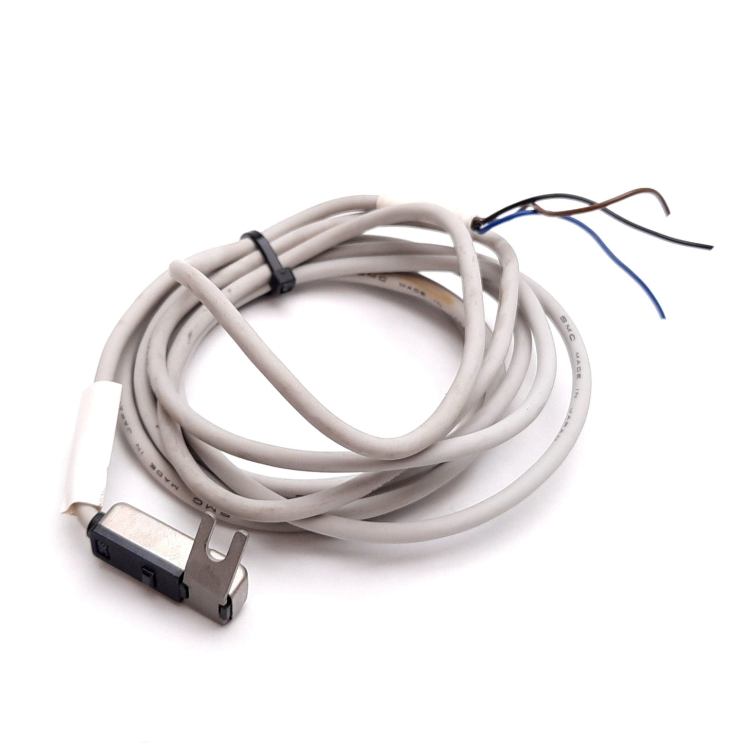 Used SMC D-S7P1 Solid State Auto Switch Sensor, Right Handed Type, PNP, 3-Wire