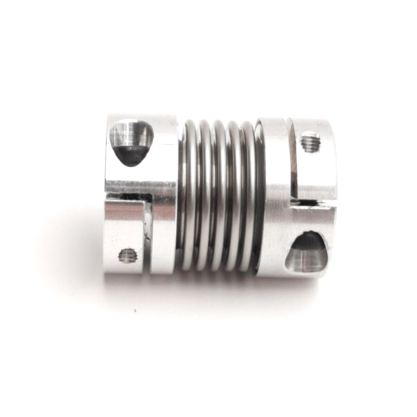 Used Gerwah DKN15-28-4mm-3/8" Metal Bellows Coupling, 3/8" x 4mm Bore, 20mm OD