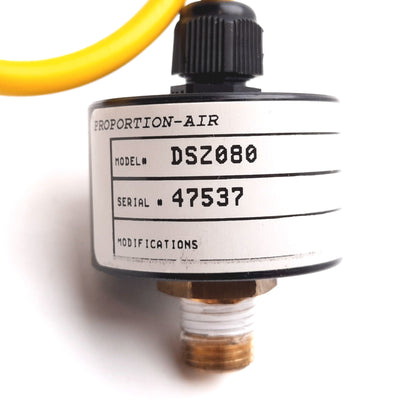 Used Proportion-Air DSZ080 Pressure Transducer, 24VDC, Analog Out: 1.8-9.1VDC