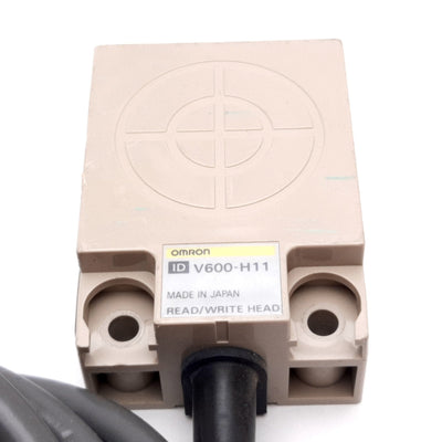 Used Omron V600-H11 RFID Reader Read/Write Head Module, Frequency 530kHz, 12-Pin