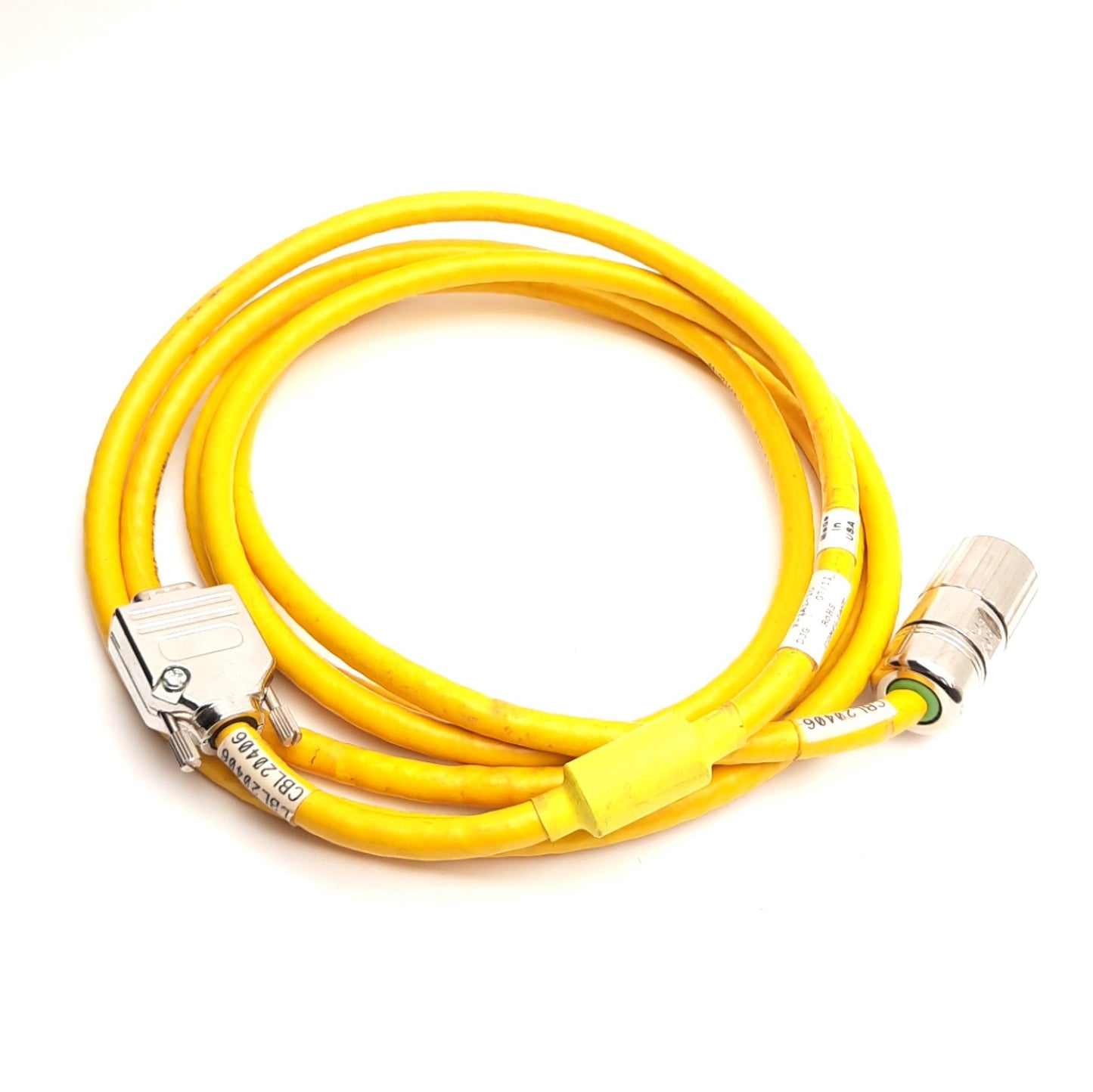 Used Parker 71-021628-10-E Compumotor Servo Motor Feedback Cable 10', for Aries/ViX