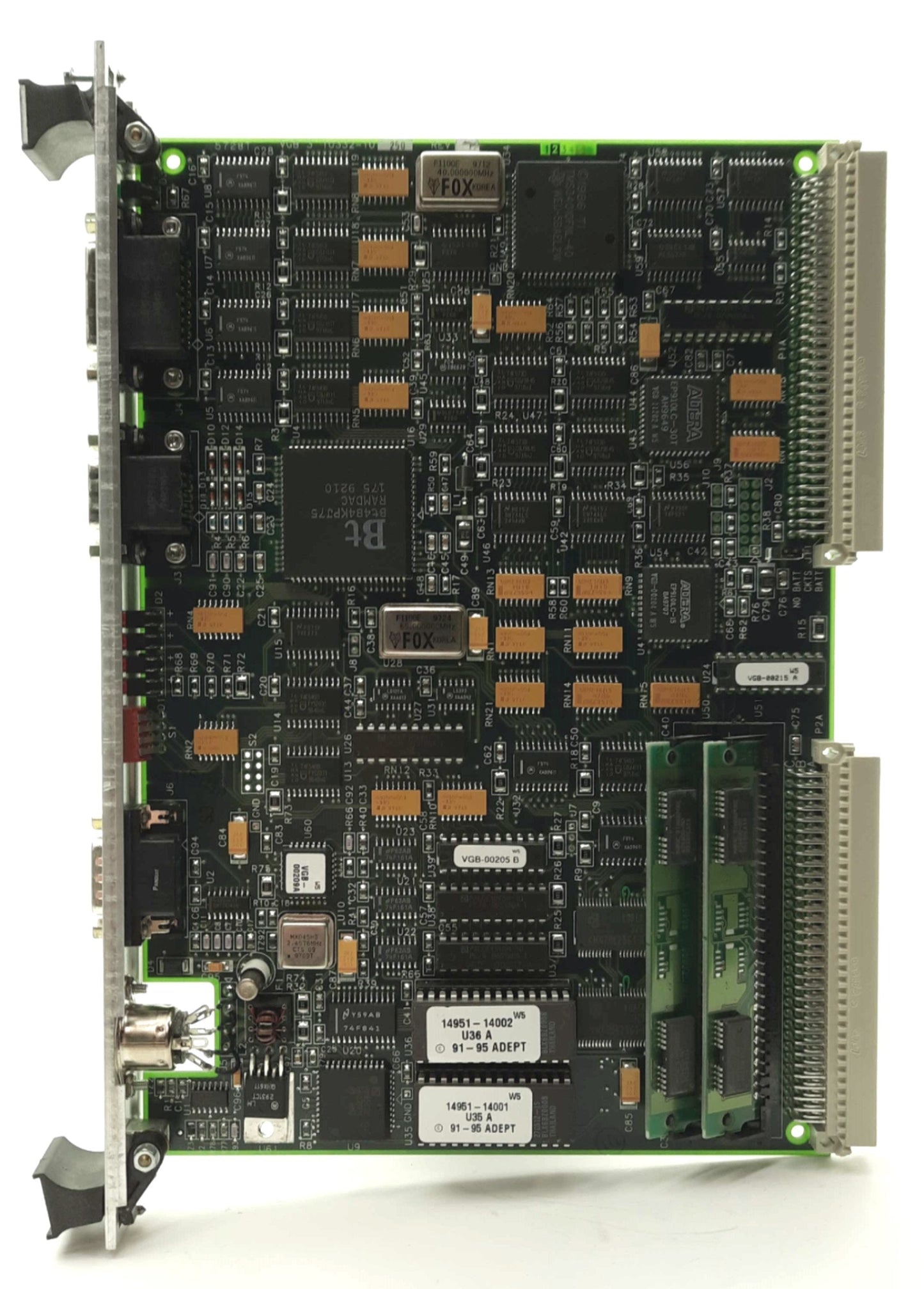 Used Adept 10332-10250 Rev. 7 VGB Video Graphics Board/Card/Module for MV Controller