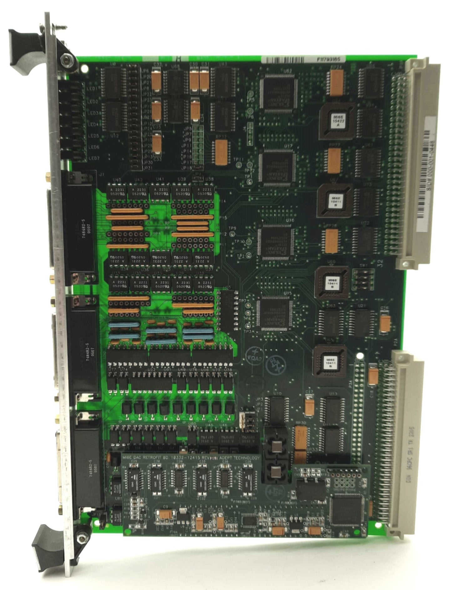 Used Adept 10332-12410 Rev. H MI-6e VME Motion Interface for MV Controller