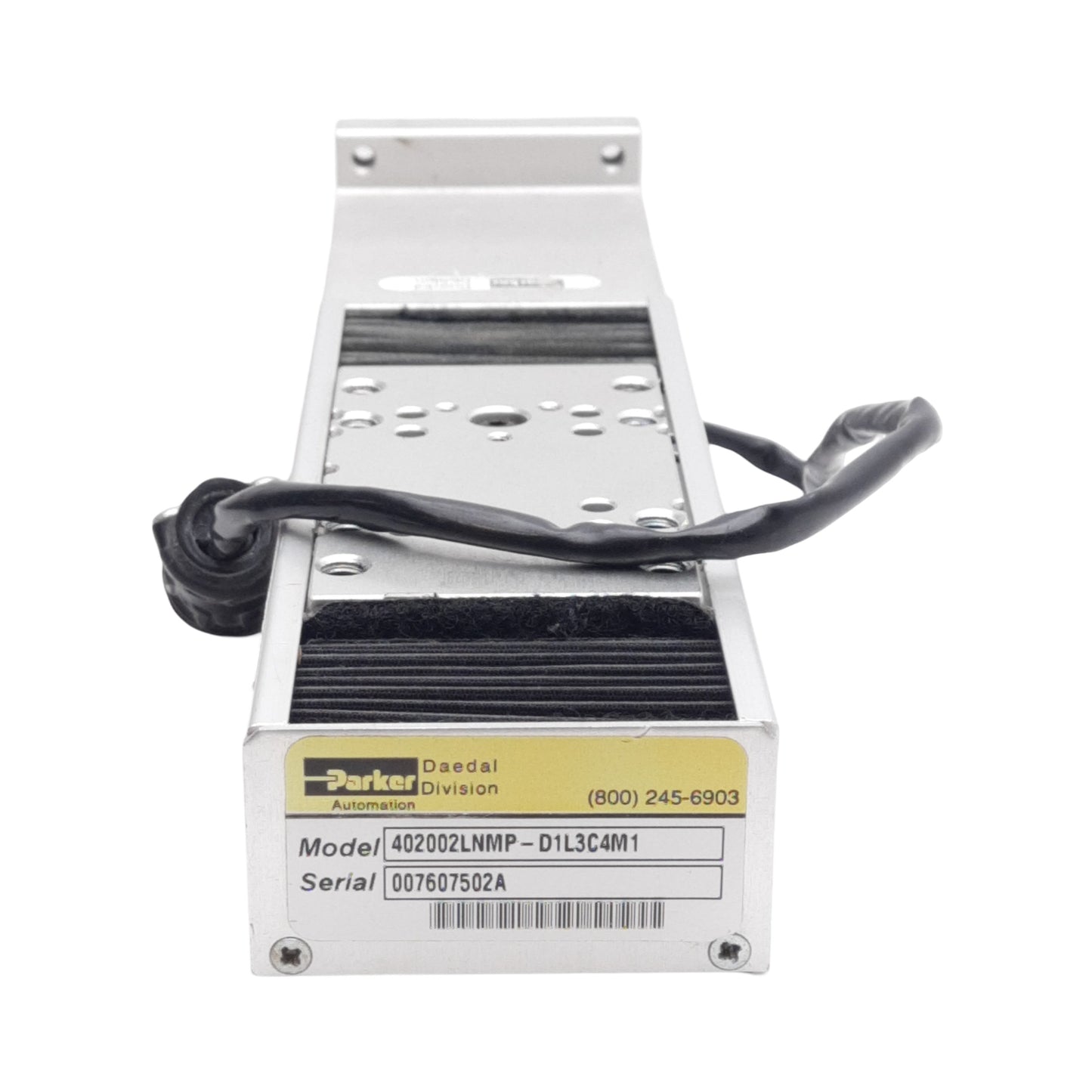 Used Parker 402002LNMP-D1L3C4M1 Linear Positioner Stage Table, 50mm Travel, NEMA 23