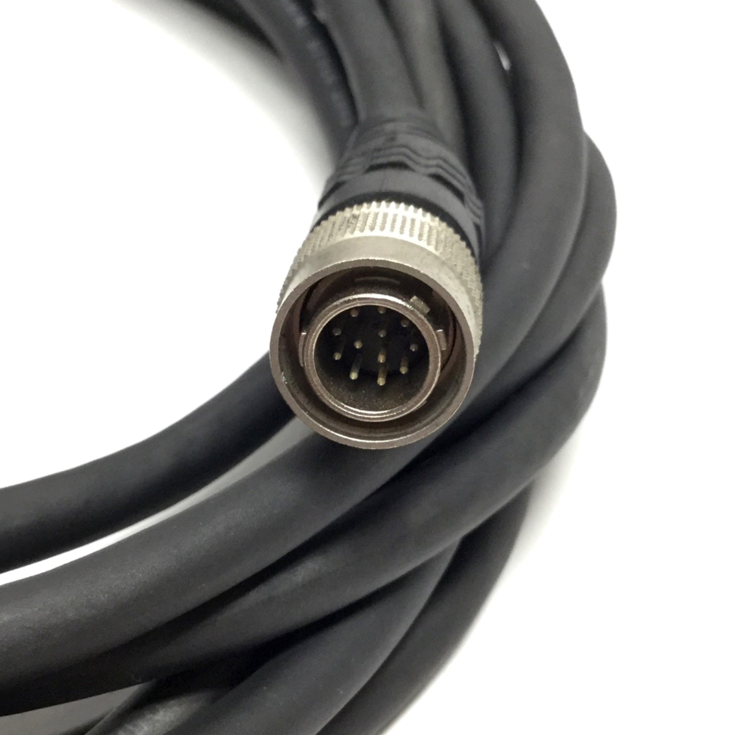 Used Generic P1-300-01 Camera Cable Hirose 12-Pin Round QD Male-Female, 15ft Long