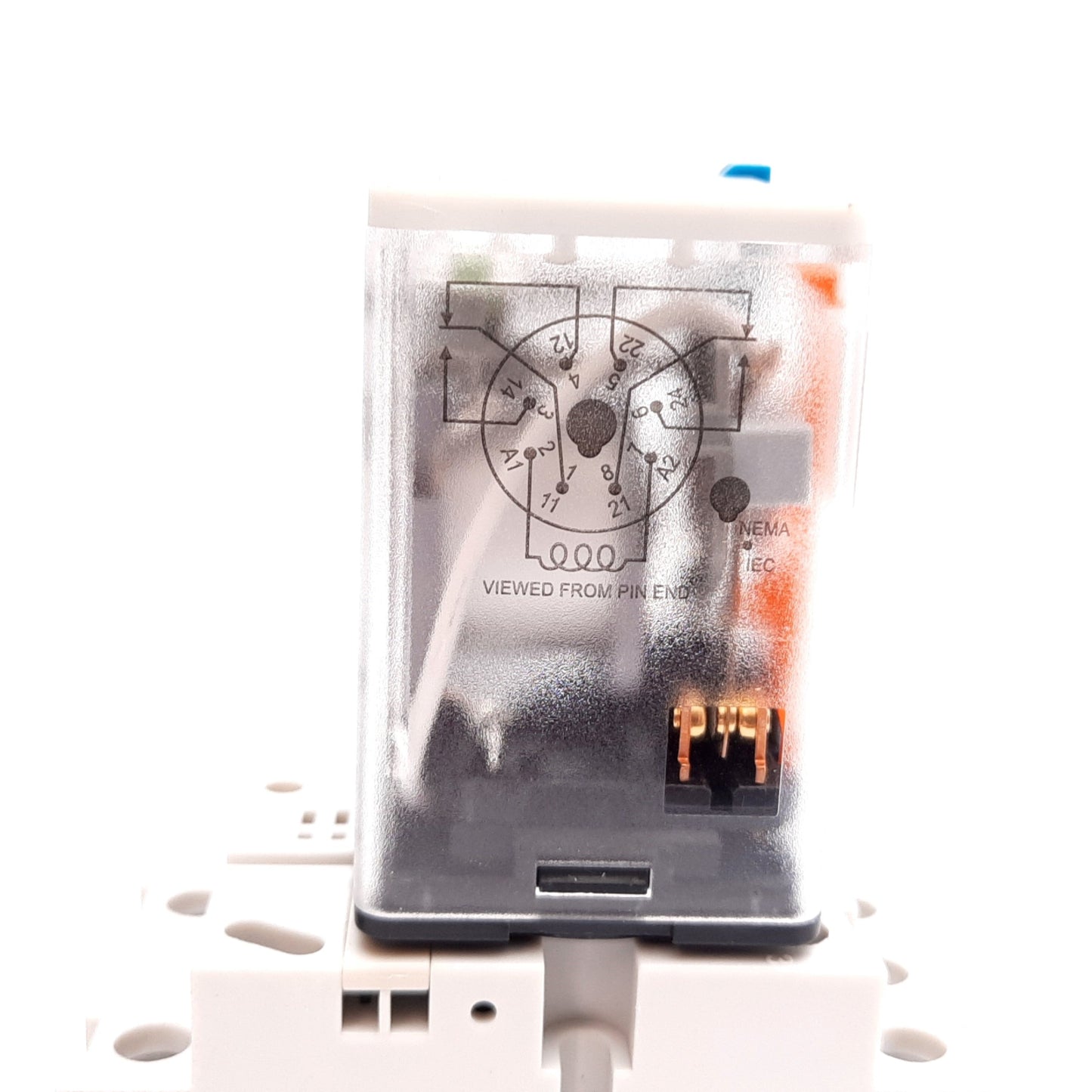 Used Automation Direct 750R-2C-24D Ice Cube Relay, DPDT, Coil: 24VDC, 10A 277VAC