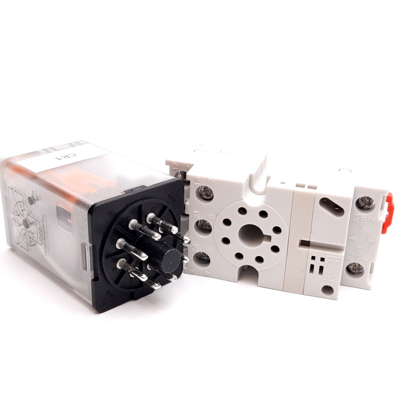 Used Automation Direct 750R-2C-24D Ice Cube Relay, DPDT, Coil: 24VDC, 10A 277VAC
