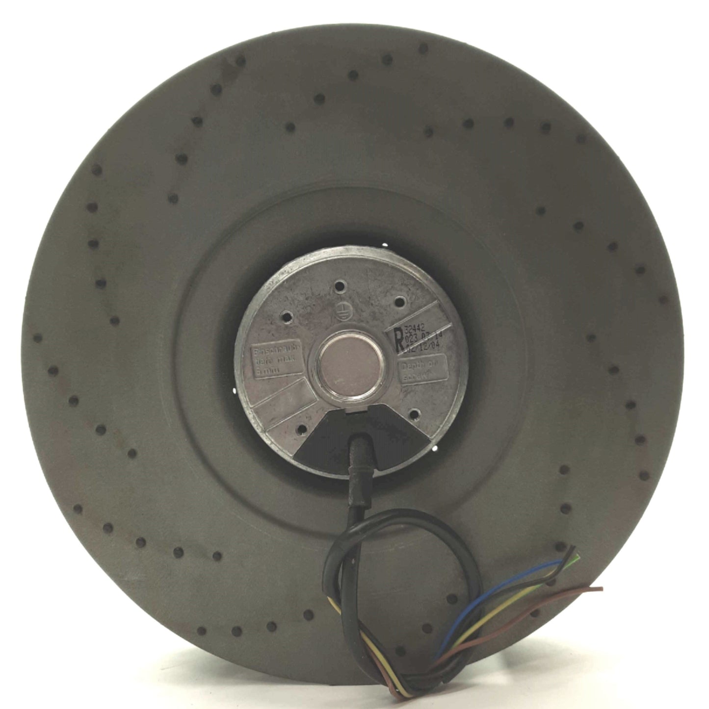 Used EBM Papst R2E250-AV65-01 AC Centrifugal Fan 250 x 89mm 2750RPM 3PH 230VAC 0.71A