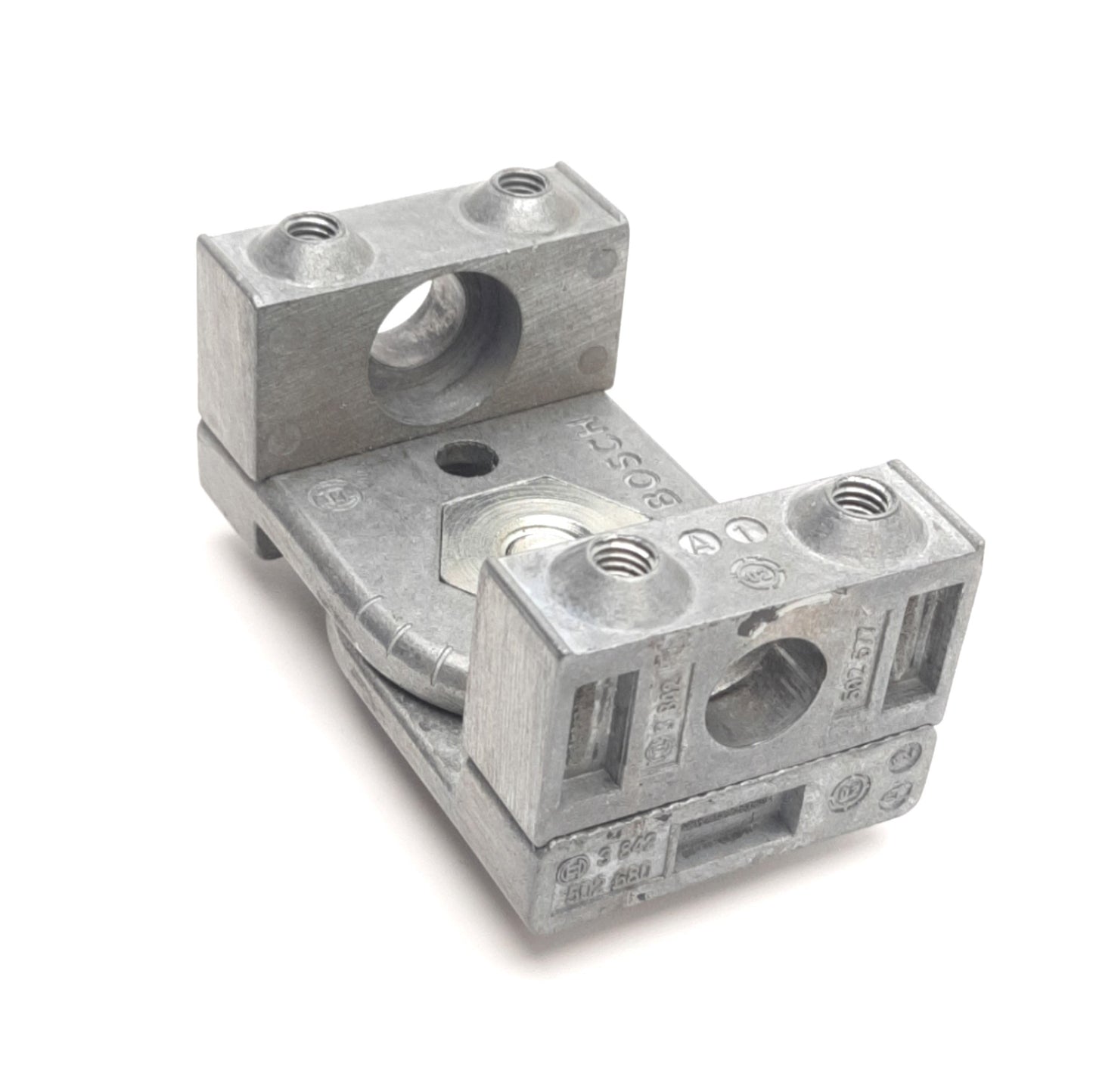 Used Bosch 3842502680 Aluminum Extrusion Multi-Angle Bracket 180°, 10mm T-Slot