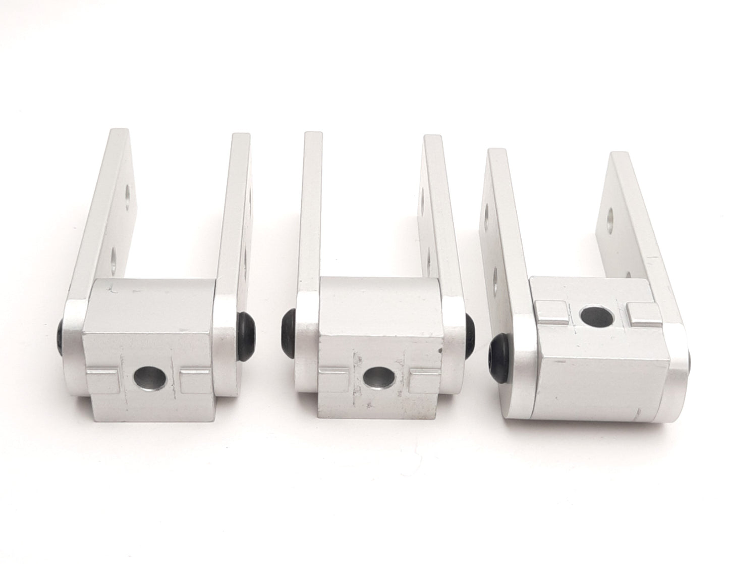 Used Lot of 3 80/20 4198 Ninety Degree Structural Pivot w/ Dual Arms Series 10