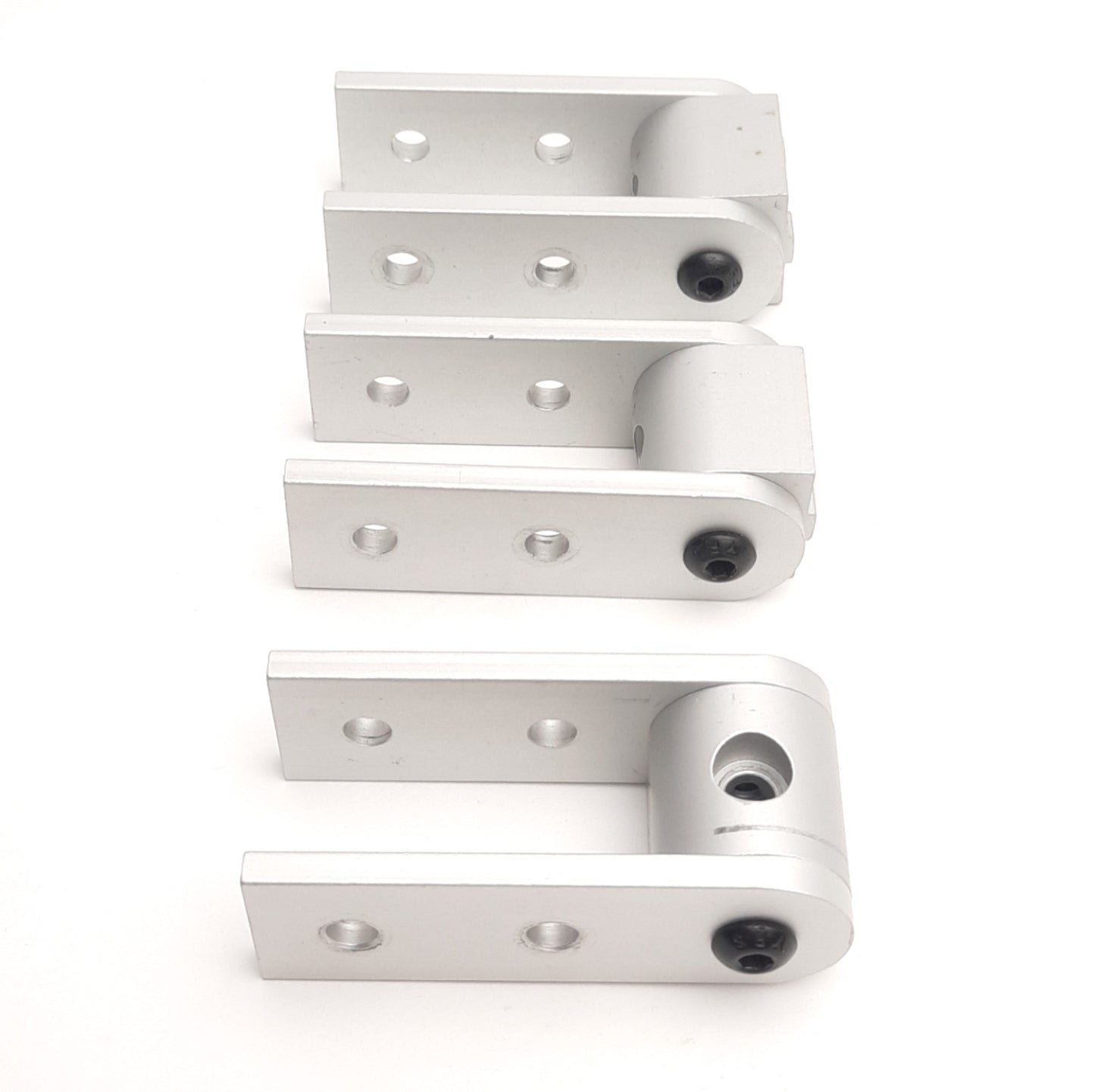 Used Lot of 3 80/20 4198 Ninety Degree Structural Pivot w/ Dual Arms Series 10