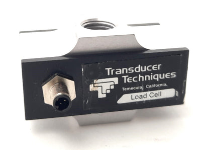 Used Transducer Techniques MPL-200-CO Mini Low Profile Load Cell 0-200lbs 10VDC