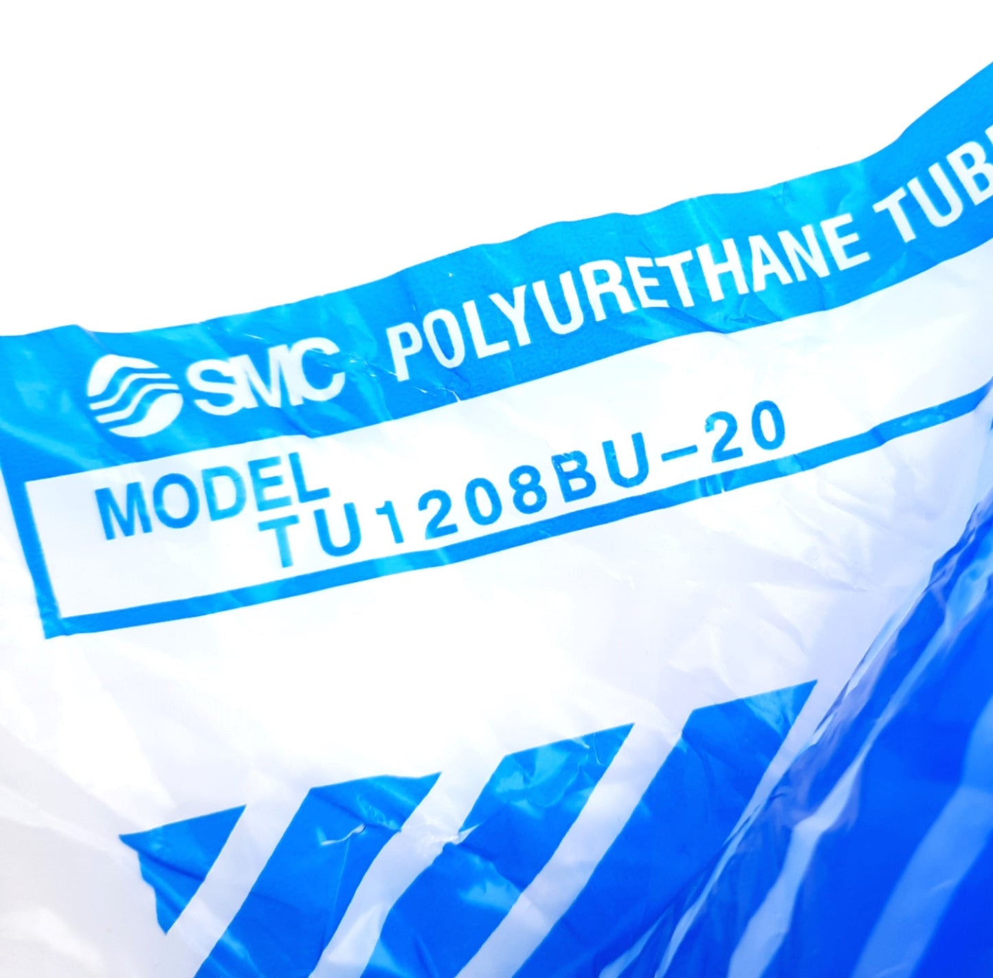 New SMC TU1208BU-20 Polyurethane Tubing Clear Blue 20 Meter Roll, 12mm O.D, 8 I.D