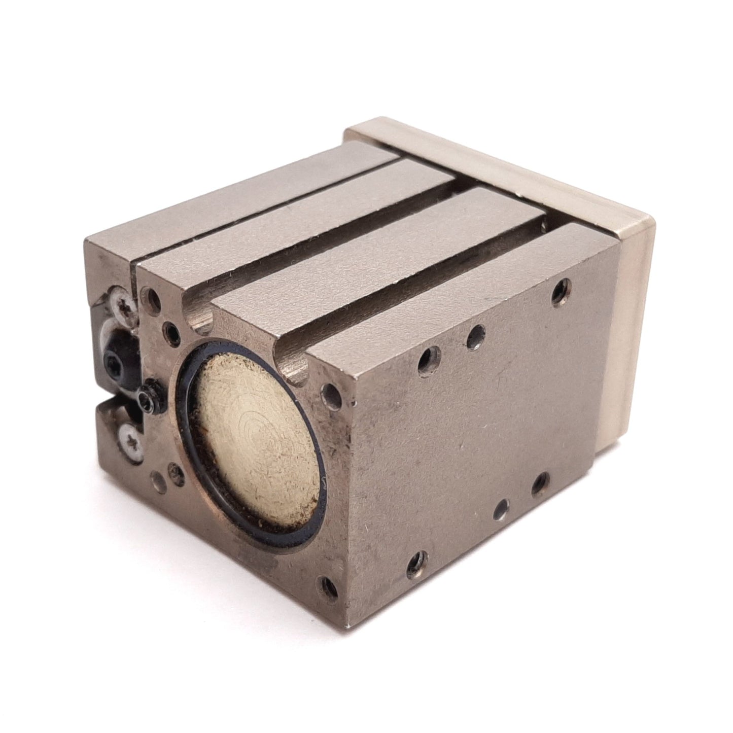 Used Destaco Robohand MPS-2-1 Mini Rail Thruster Slide, Bore: 0.75", Stroke: 0.5"