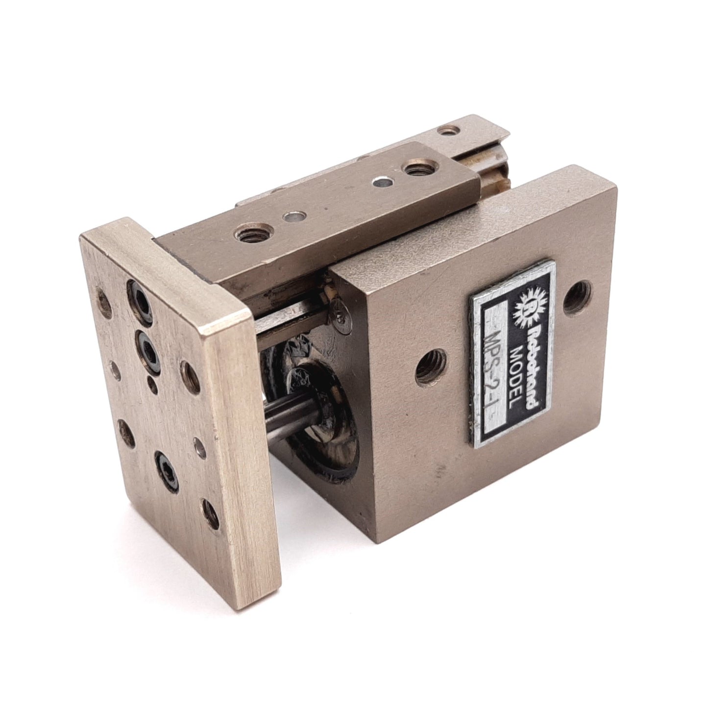 Used Destaco Robohand MPS-2-1 Mini Rail Thruster Slide, Bore: 0.75", Stroke: 0.5"