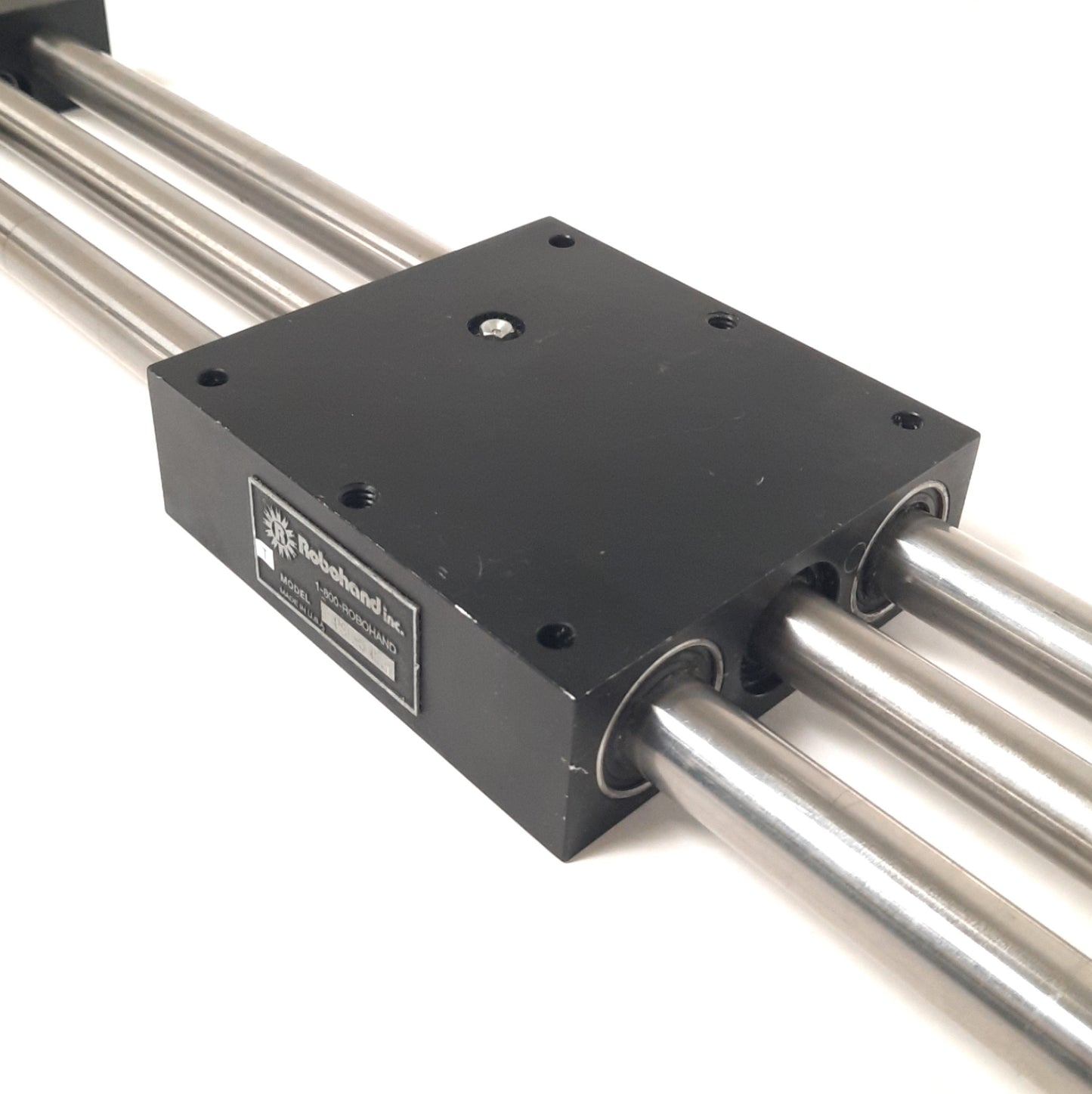 Used Robohand PSL-5-15 Pneumatic Long Stroke Slide, 15" Stroke, 20Lbs Max, 0.63" Bore