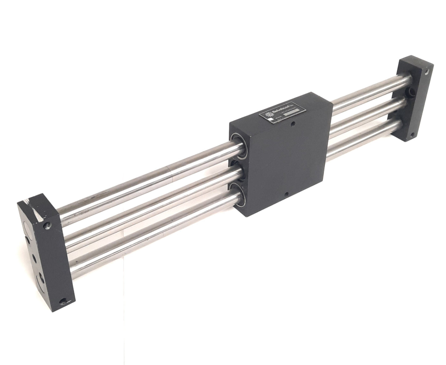 Used Robohand PSL-5-15 Pneumatic Long Stroke Slide, 15" Stroke, 20Lbs Max, 0.63" Bore