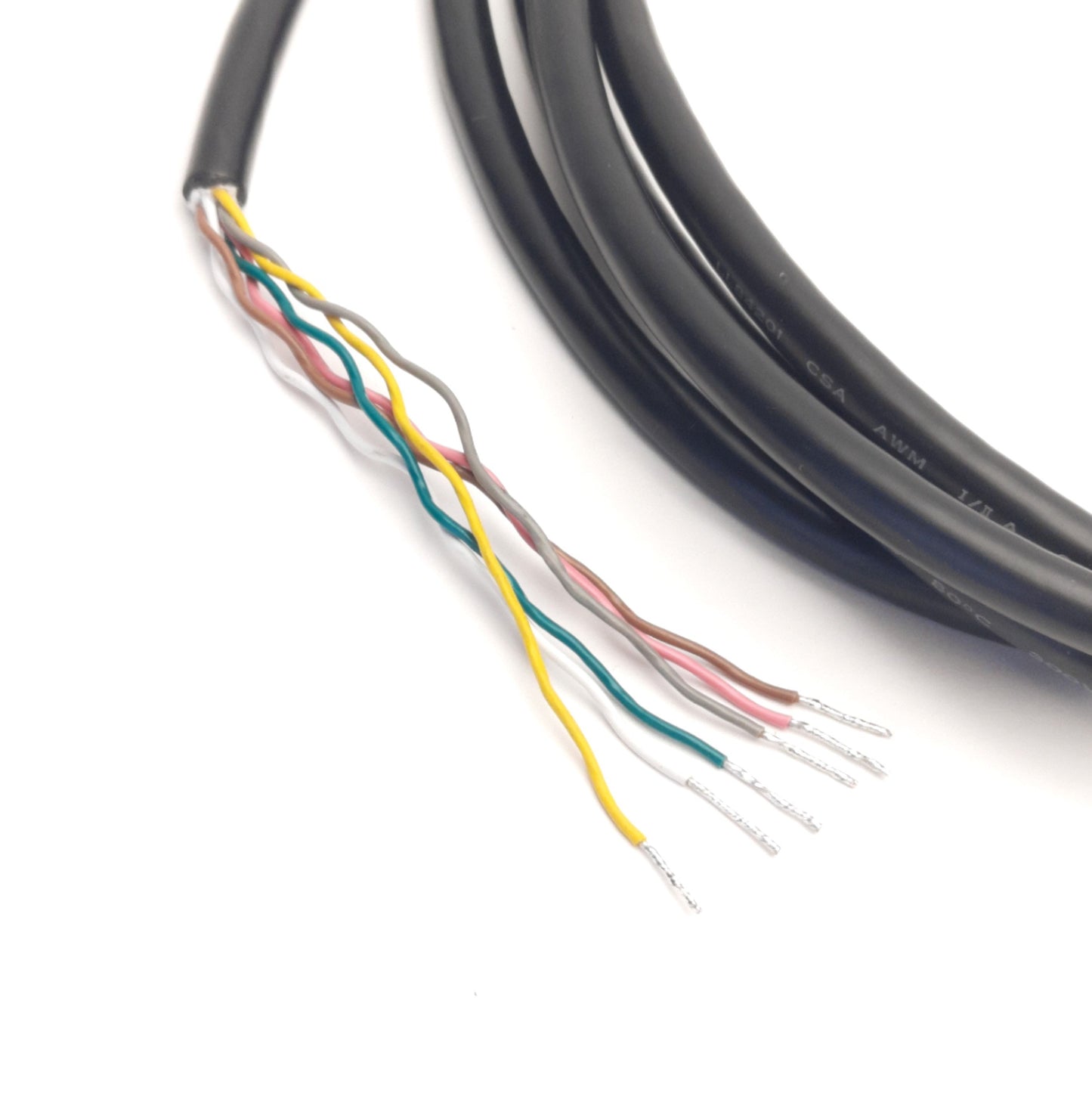 Used Piab 0201749 piCompact 10X Function Connection Cable, 6P, 2.5m Length, 24V DC