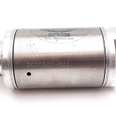 Used Numatics 2000S01-00I Pneumatic Cylinder, Single Acting, Bore: 2", Stroke: 1/2"