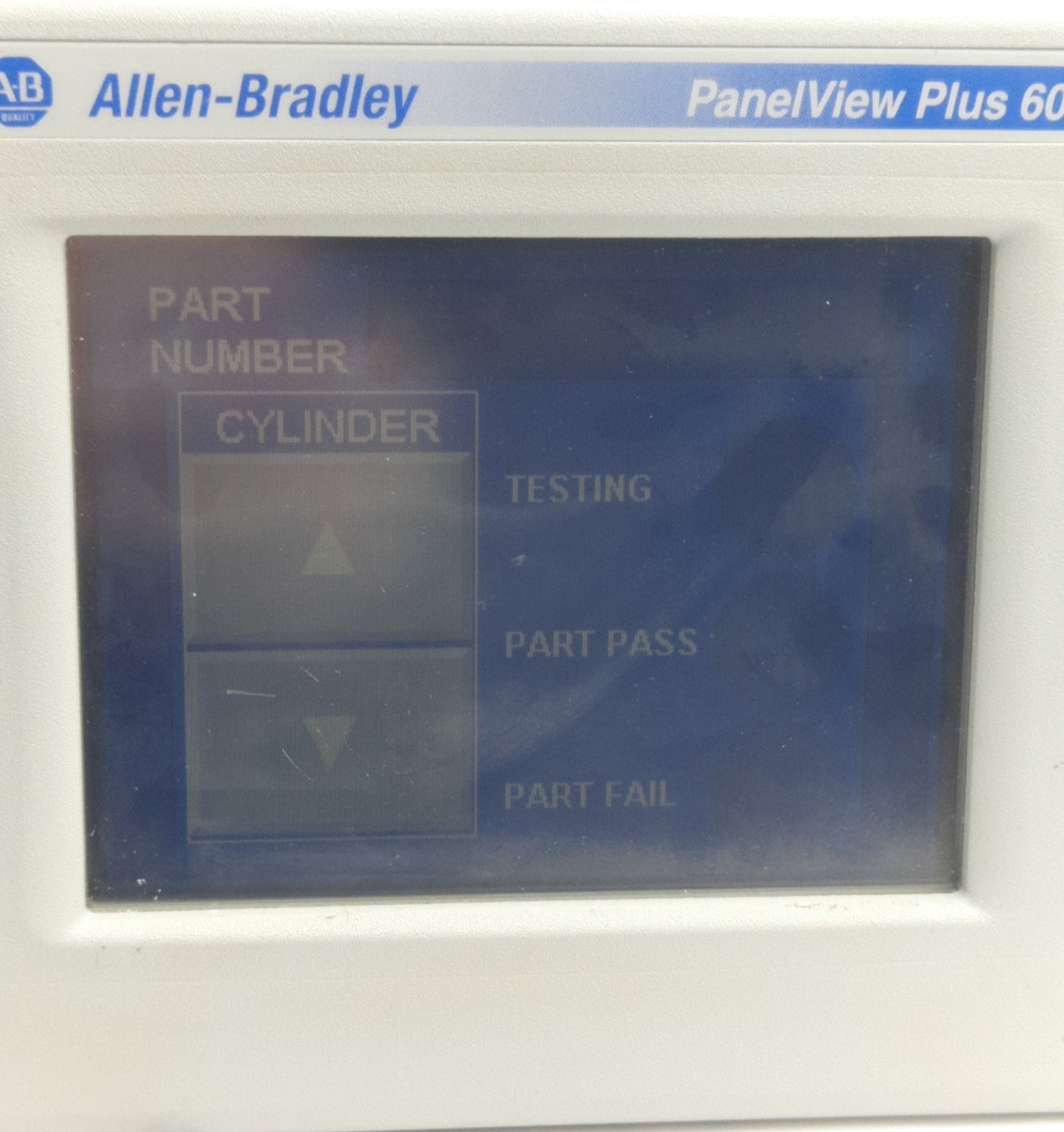 Used Allen Bradley 2711P-T6C5D PanelView Plus 600 HMI Panel 6" USB & RS232 24VDC