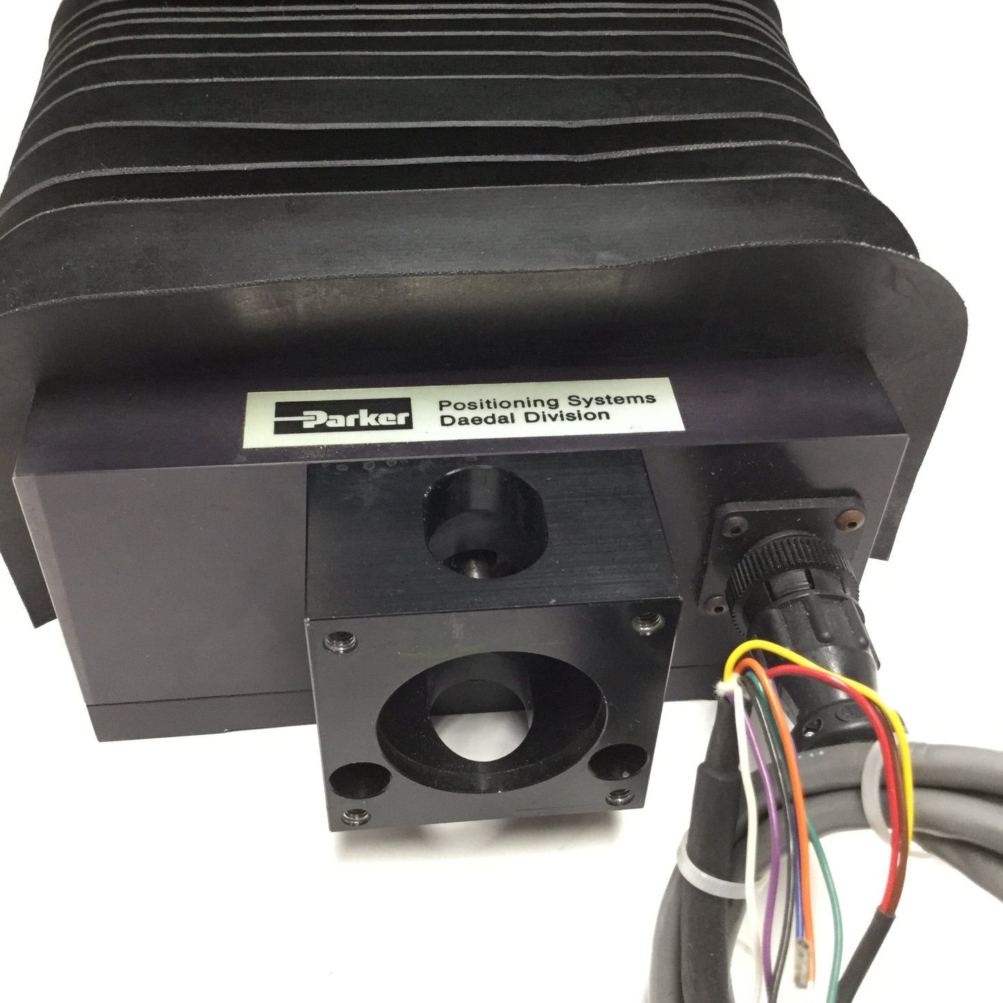 Used Parker 506121S-LH Ballscrew Linear Actuator, 6" Table, 12" Travel, NEMA 23