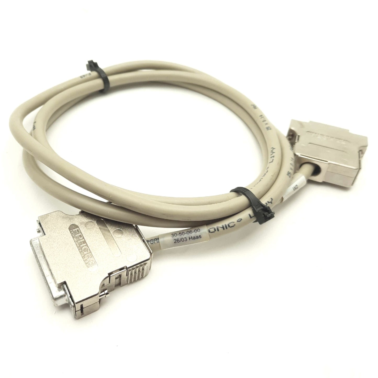 Used TRUMPF HAAS LASER 30-50-06-00 LASER Cable DB25 M to F 1.5m Long for HL Series