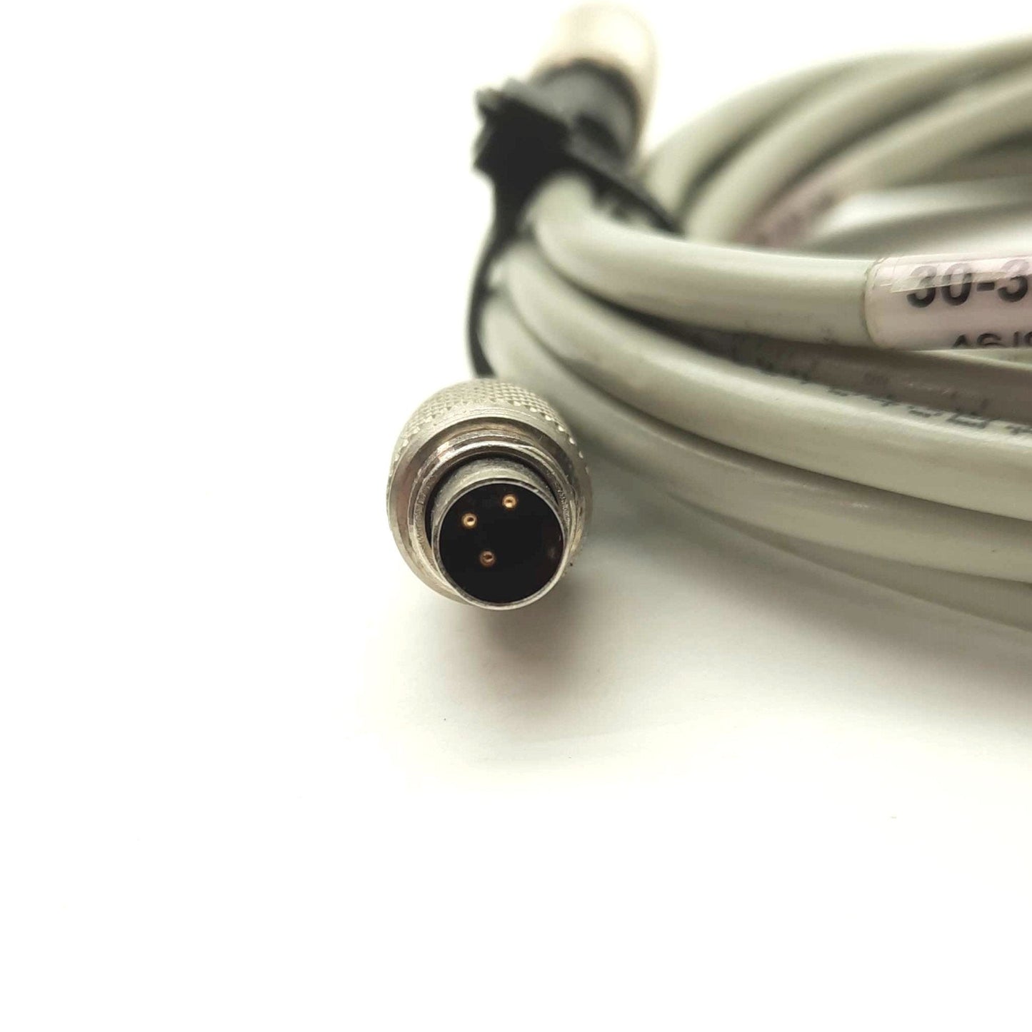 Used TRUMPF HAAS LASER 30-30-62-00 LASER Cable 3-Pin Round M to F 3m for HL Series