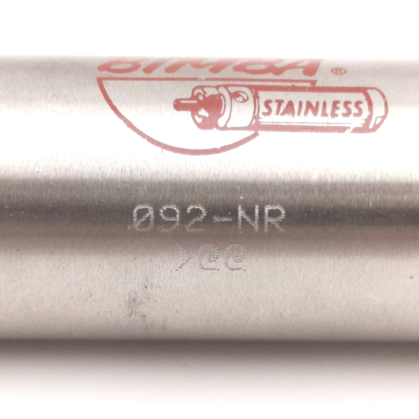 Used Bimba 092-NR Non-Rotating Pneumatic Cylinder, Spring Return, 2" Stroke, 1/8" NPT