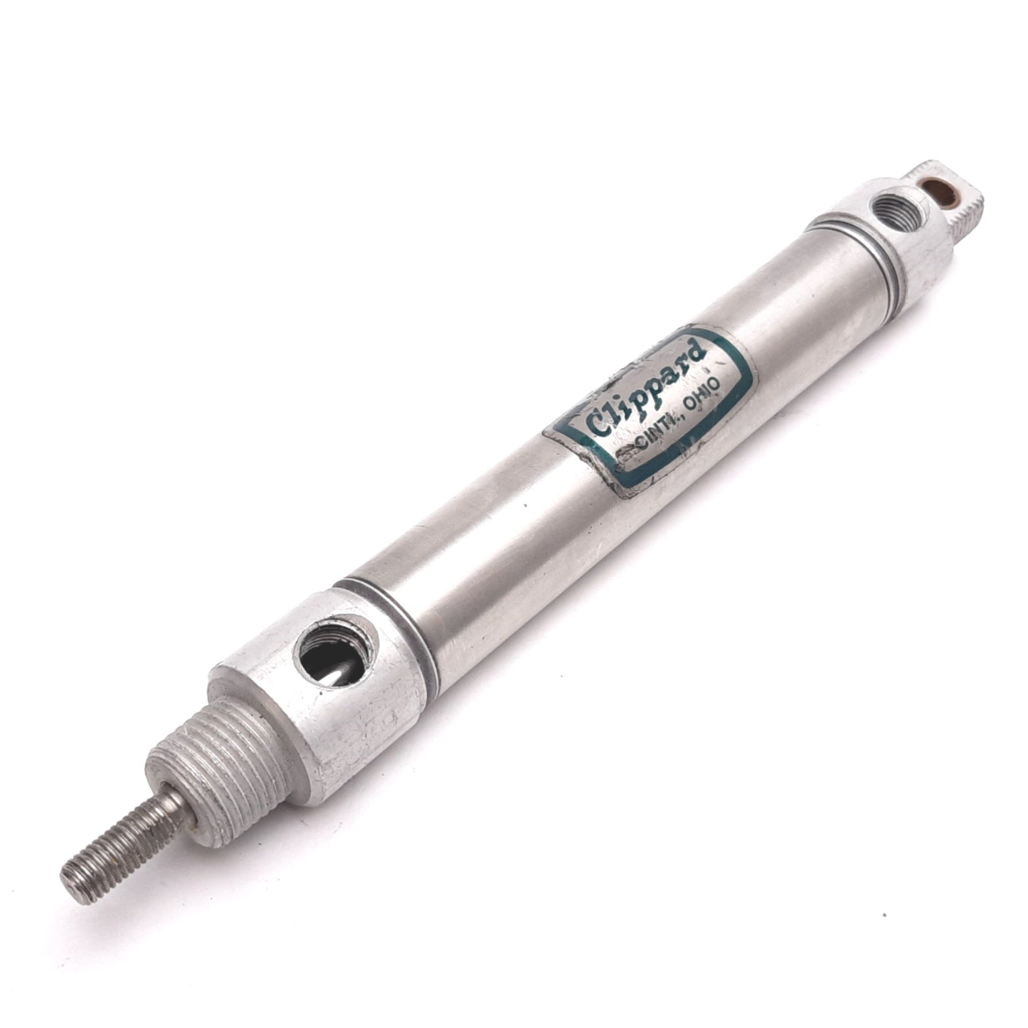Used Clippard UDR-12-3 Air Cylinder, Bore: 3/4", Stroke: 3", 250psi, 1/8" NPT
