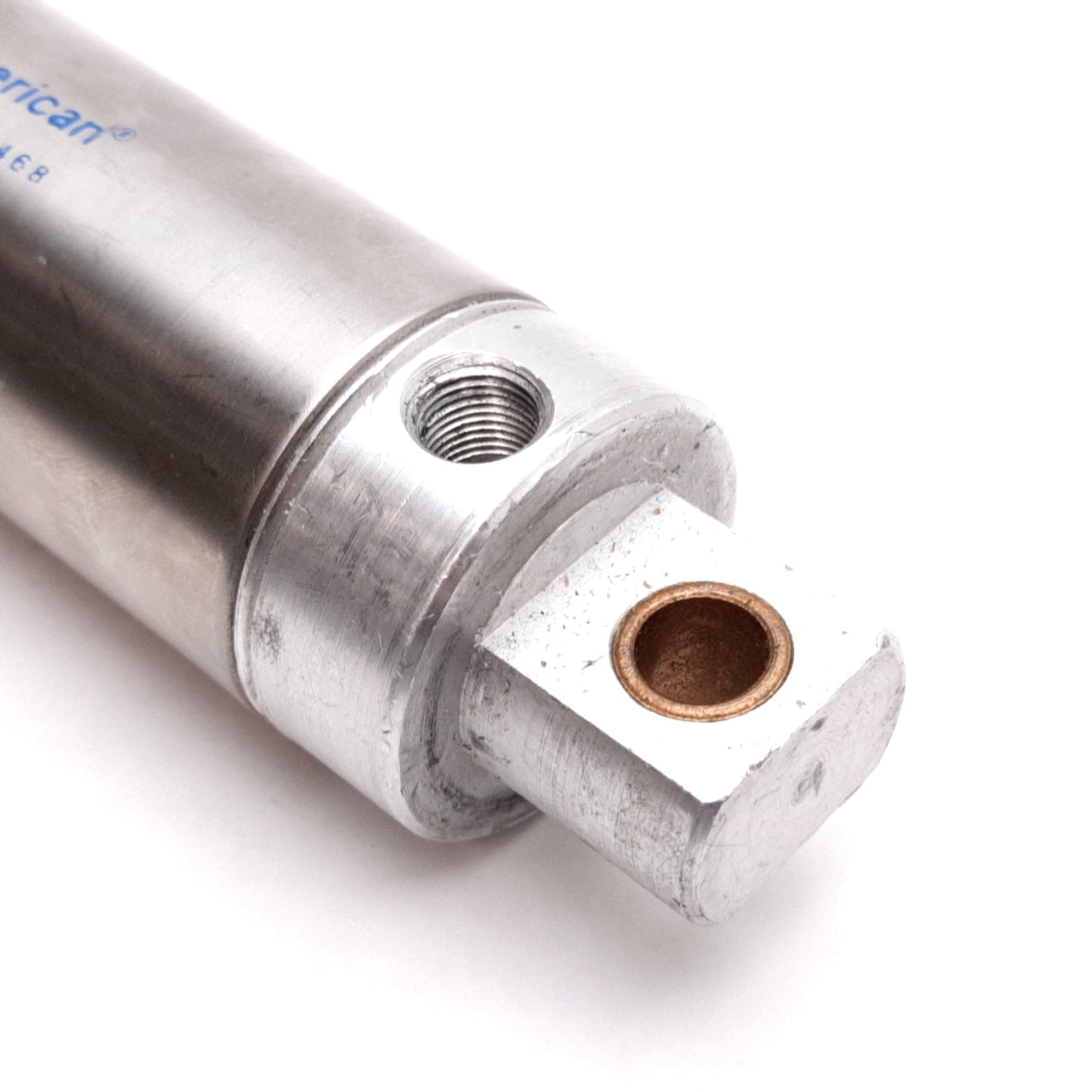Used American 1500DVS-3.00-2 Pneumatic Cylinder, Bore: 1.5", Stroke: 3", 1/8" NPT