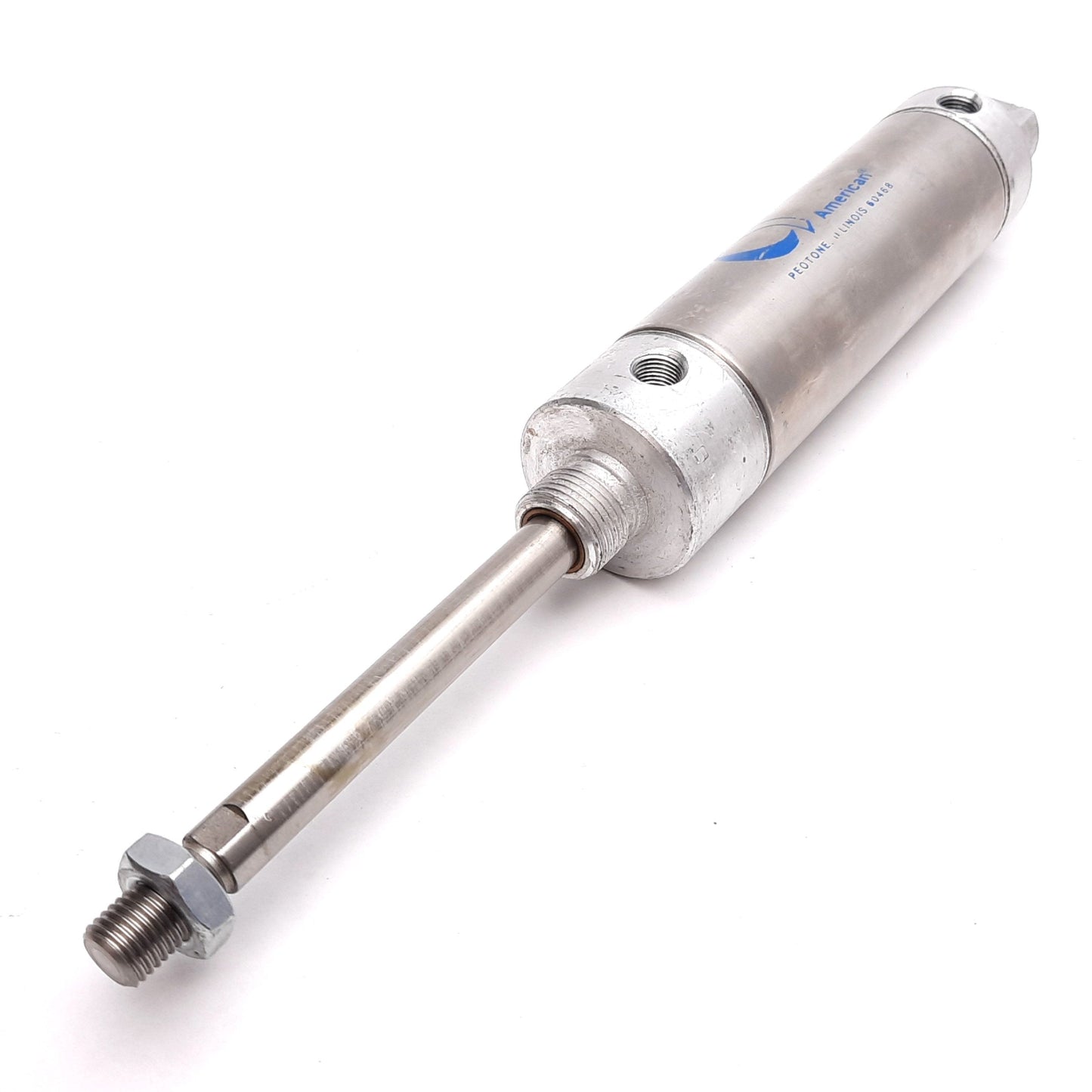Used American 1500DVS-3.00-2 Pneumatic Cylinder, Bore: 1.5", Stroke: 3", 1/8" NPT
