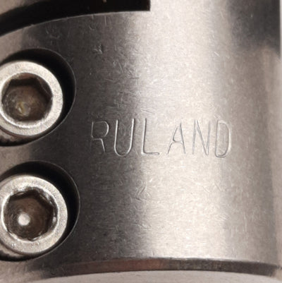 Used Ruland MCLX-3/8"-8MM-SS One Piece Rigid Shaft Coupler 3/8" x 8mm Bore, 7/8" OD