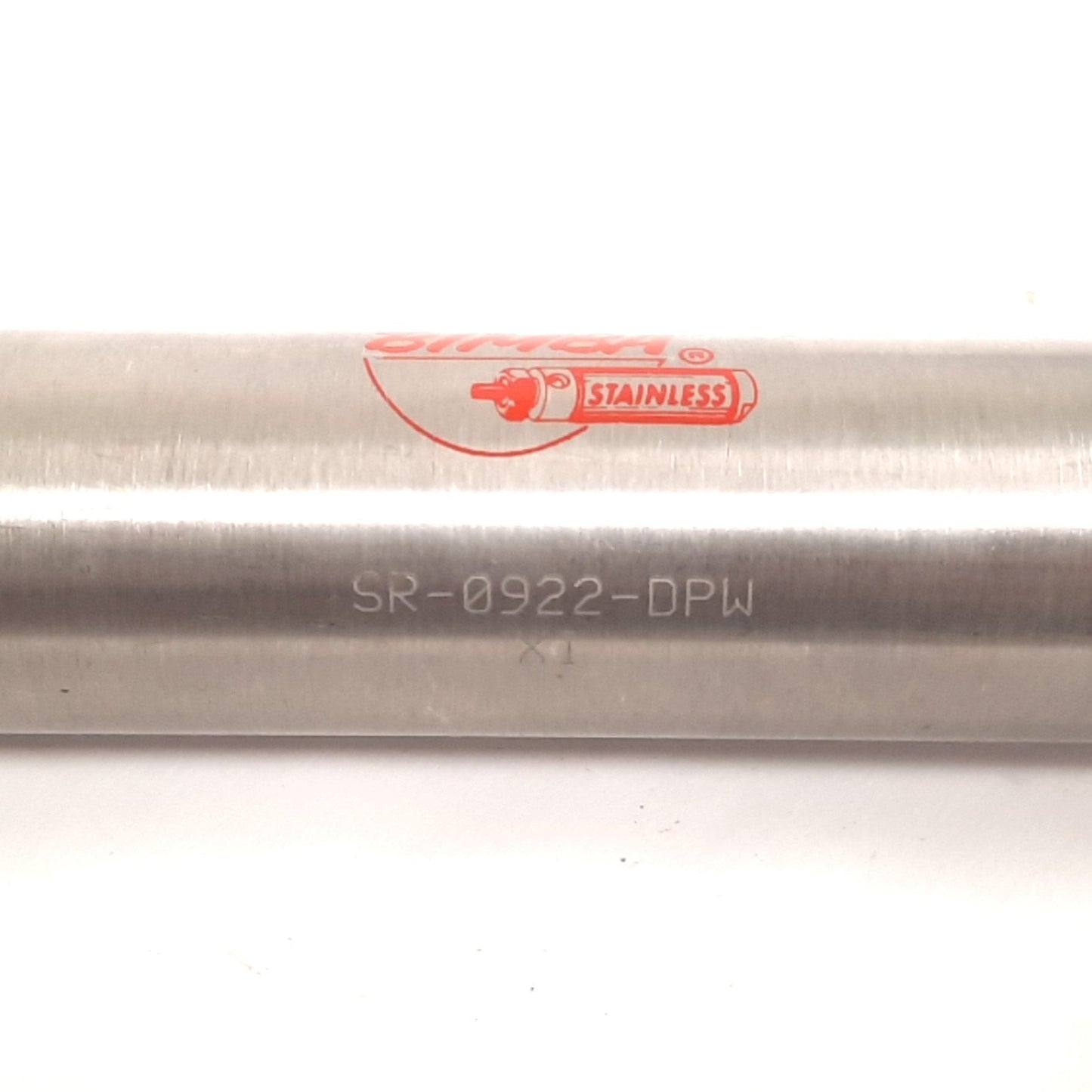 Used Bimba SR-0922-DPW Air Cylinder, Bore: 1-1/16", Stroke: 22", 250psi, 1/8" NPT