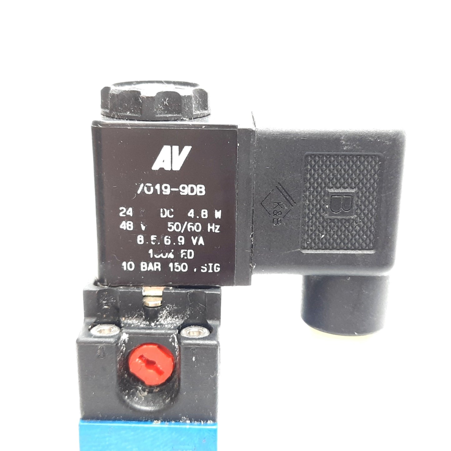 Used Automatic Valve L0703AAWR Solenoid Valve, 2-Position 5-Port, 24VDC, 1/4" NPT