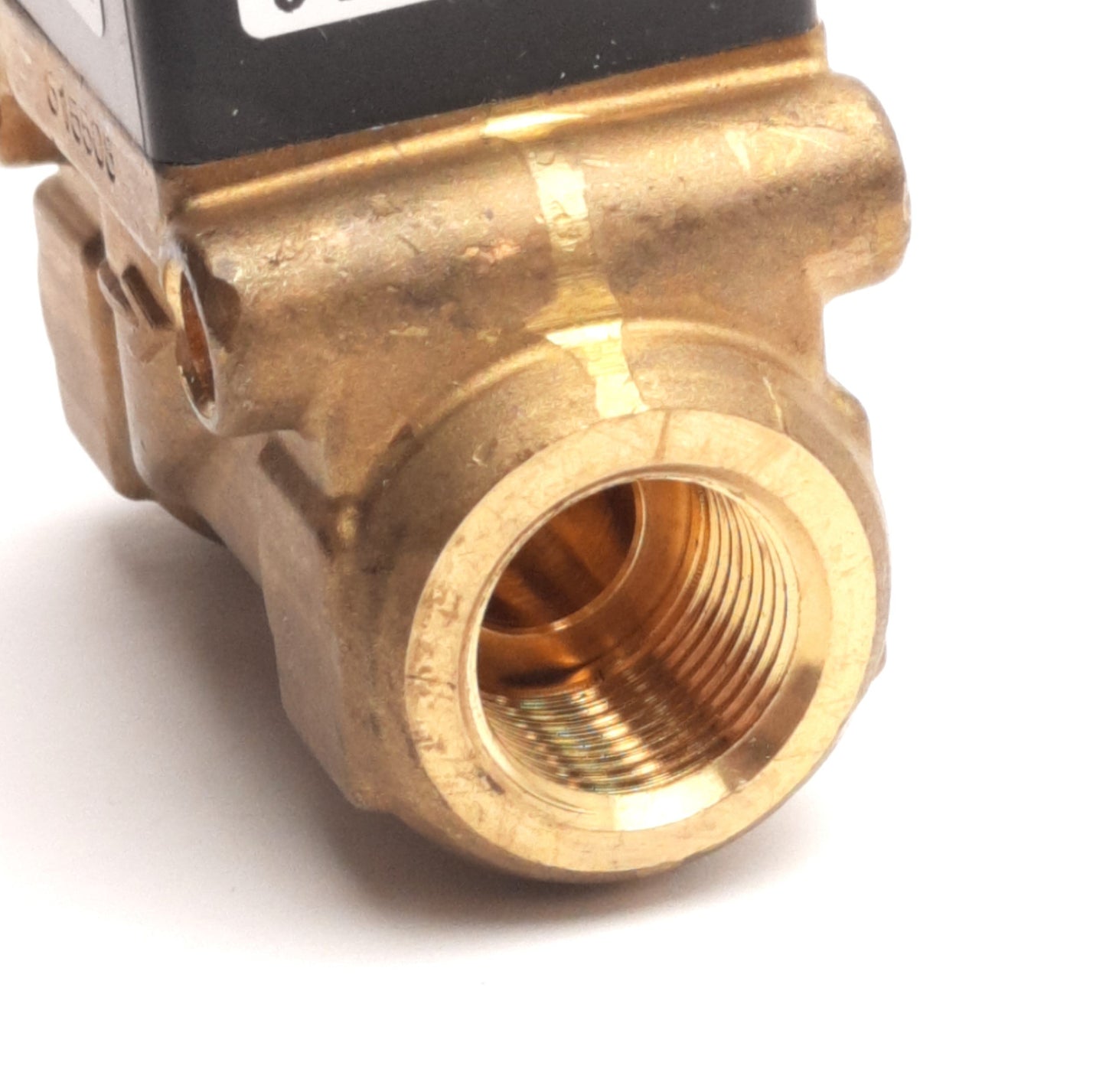 Used Burkert 0280-B-5/16-FKM-BR 00306594 Solenoid Valve, G3/8, 232Psi, 24V AC Coil