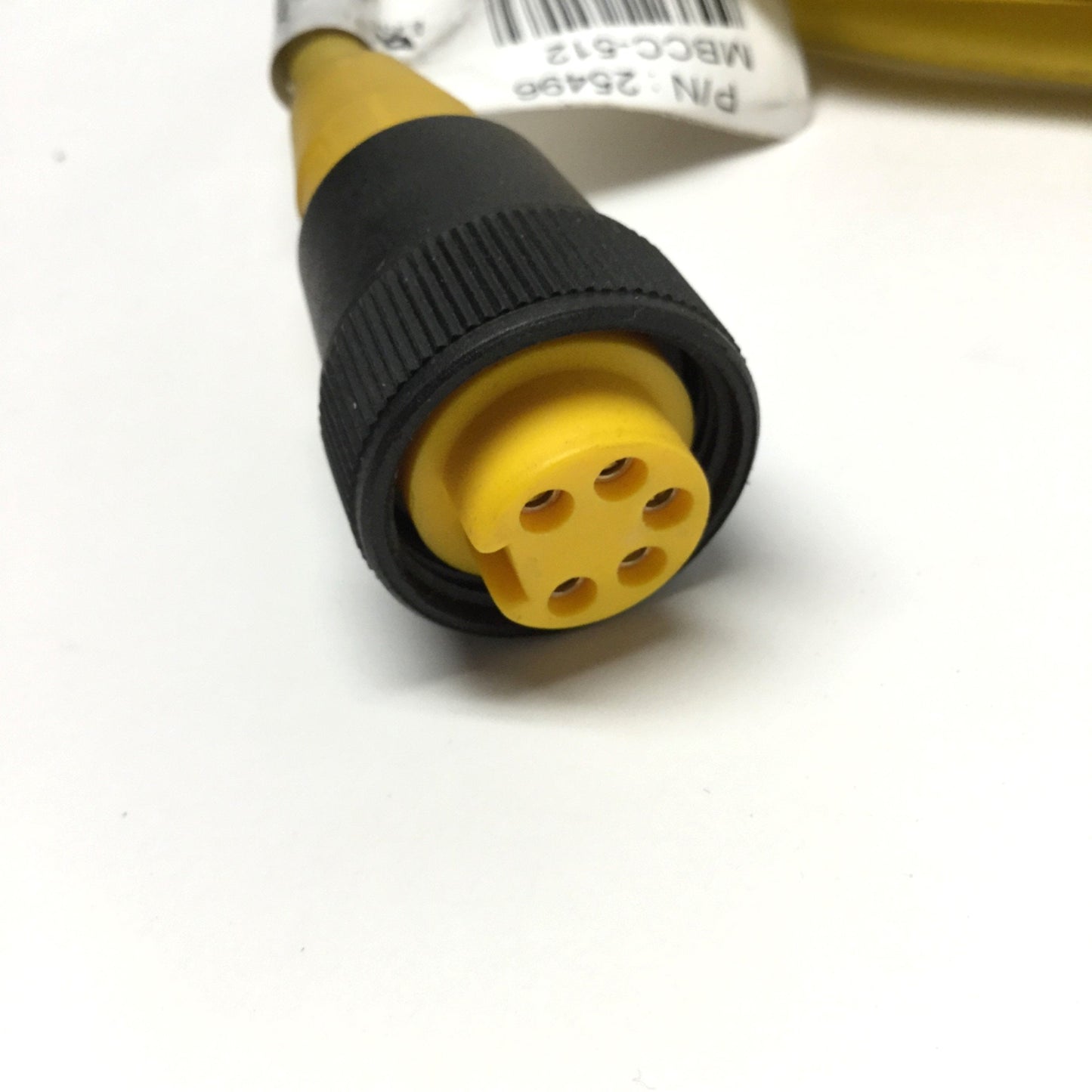 Used Banner MBCC-512 Sensor Cable, Flying Leads to 5-Pin Mini-Style QD Female, 9'