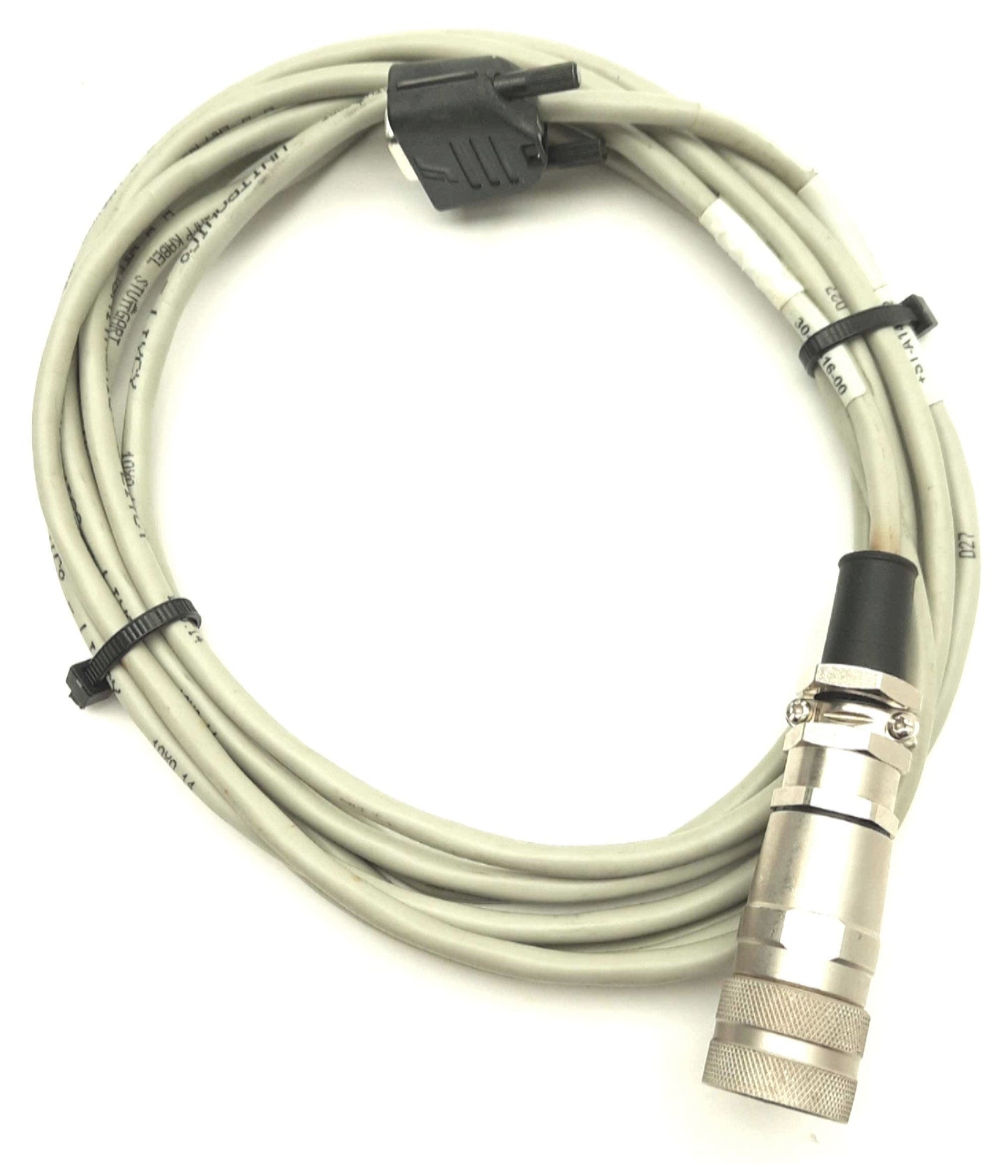 Used TRUMPF HAAS LASER 30-40-16-00 LASER Cable M23 12-Pin Round to DB9 for HL Series
