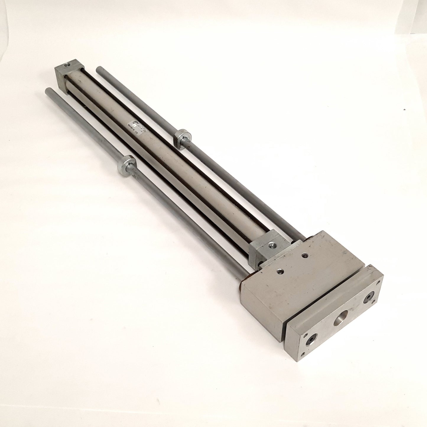 Used PHD AVRF11/8X16-D-20K Guided Cylinder, Bore: 1-1/8", Stroke: 16", Ports 1/8" NPT