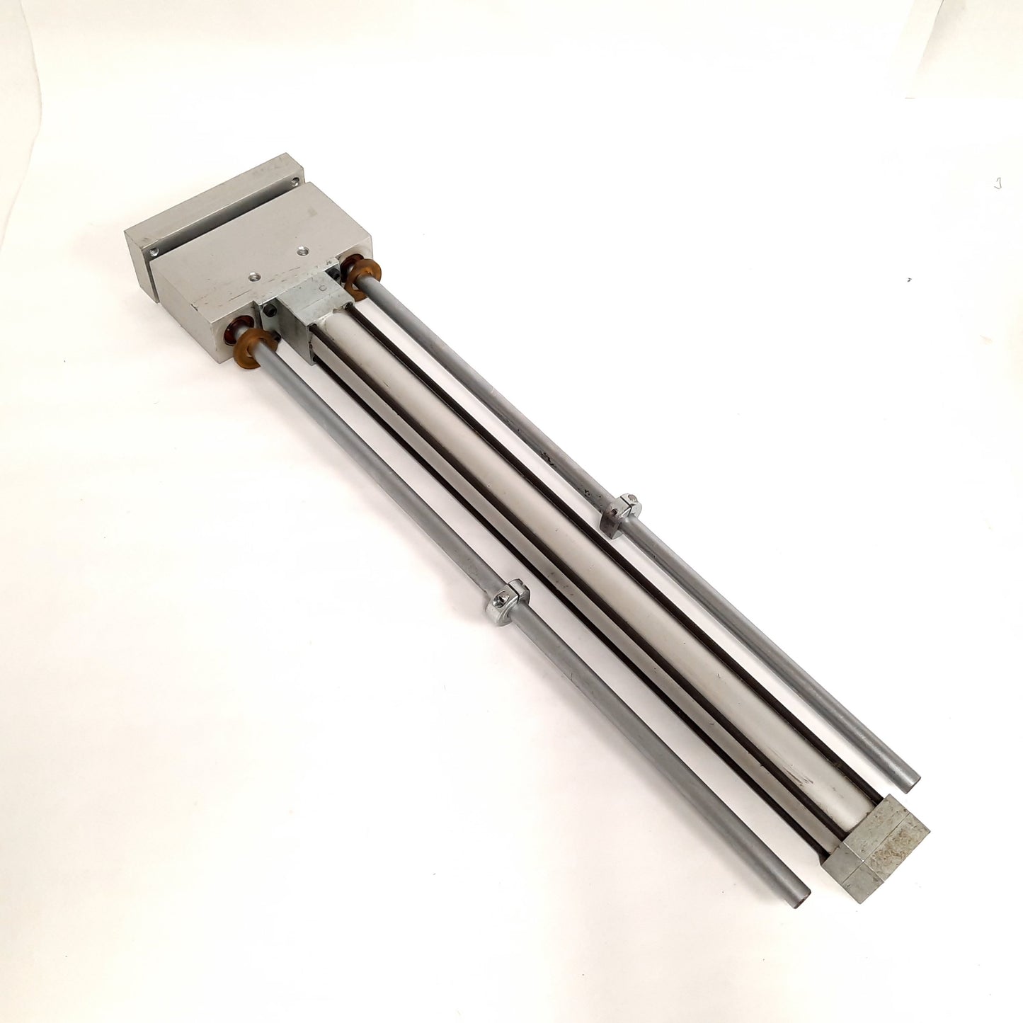 Used PHD AVRF11/8X16-D-20K Guided Cylinder, Bore: 1-1/8", Stroke: 16", Ports 1/8" NPT