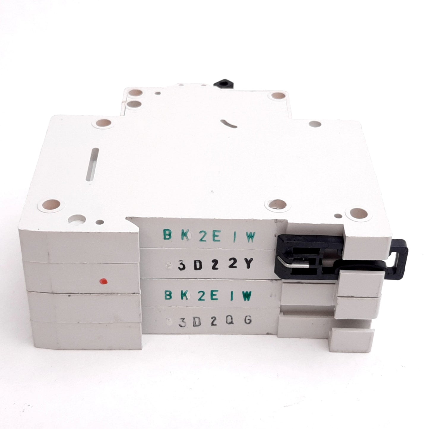 Used Eaton FAZ-D3/2 Circuit Breaker, 2-Pole, D-Curve, Rating: 3A 415VAC, DIN Rail