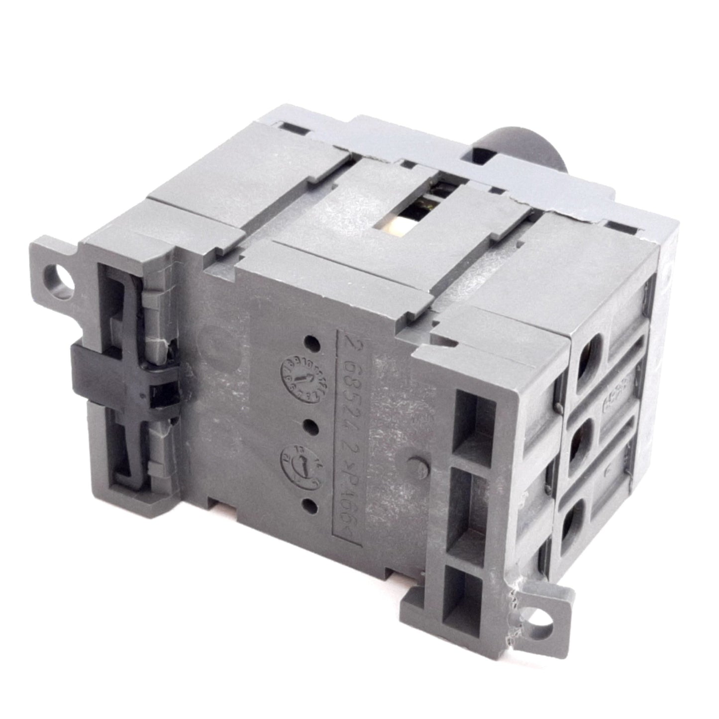 Used ABB OT16F3 Disconnect Switch, 3-Pole, Rating: 25A 600VAC, DIN Rail Mount