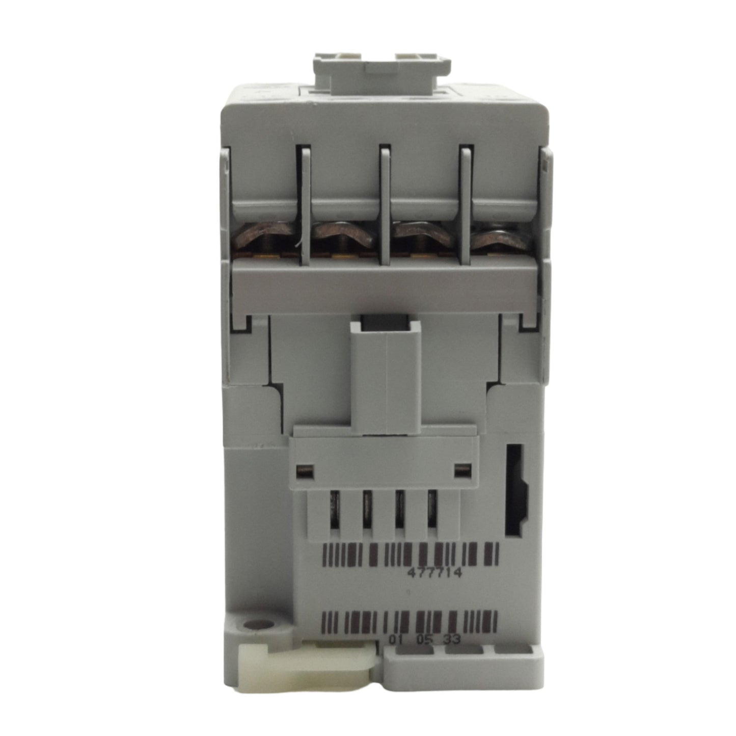Used Allen Bradley 100-C16D10 Contactor 30A 600VAC, 3-Pole + 1 NO, 110/120VAC Coil