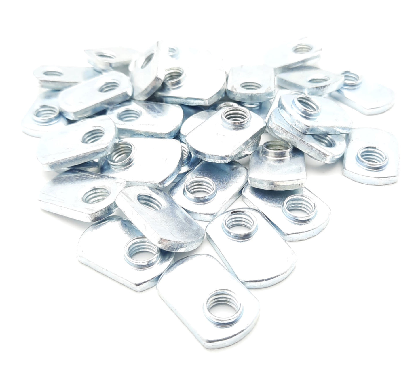 Used Lot of 35 80/20 40-1981 Aluminum Extrusion Slide-in T-Nut Series 40 M8-1.25