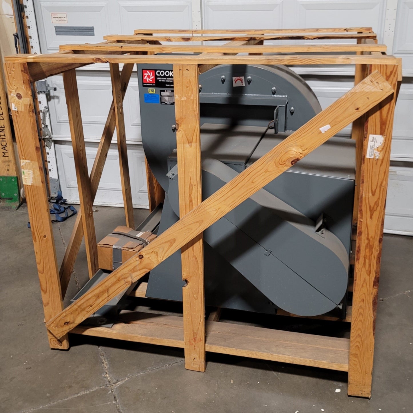 New Cook 150-MHA-HD Radial Blade Industrial Material Handler 3700CFM 15HP 460V 3-Ph